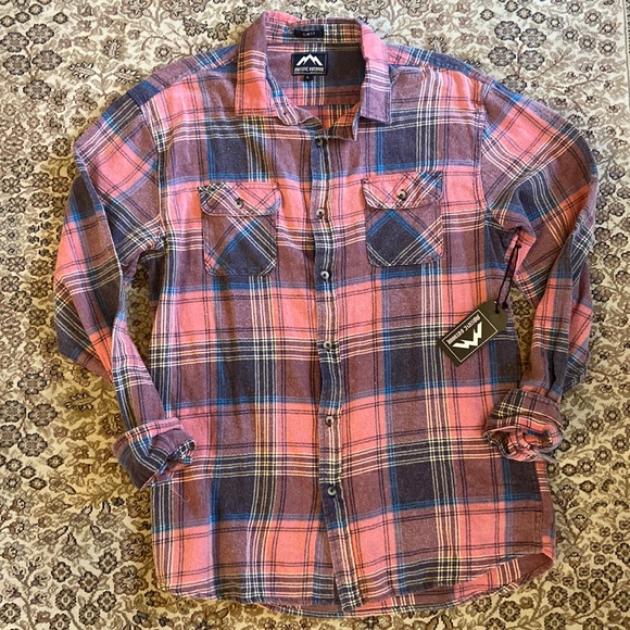 Massive Outdoor Other - NWT Mens Plaid Flannel L